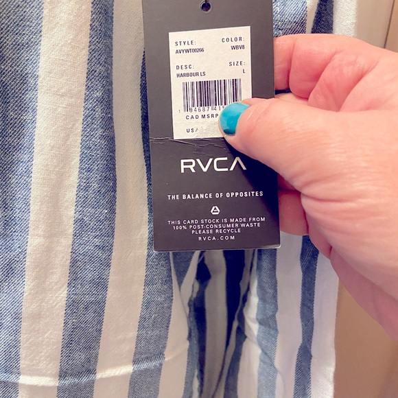 Linen Long sleeve bottom up casual shirt NWTs - Picture 7 of 8